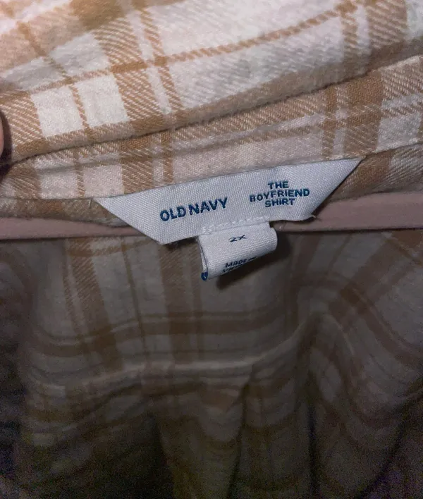 Old Navy 2X Flannel - Image 2