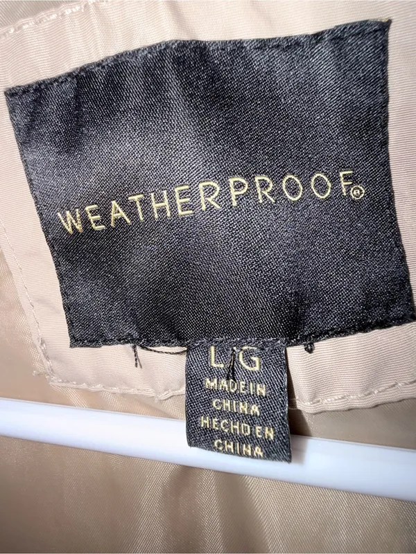Weatherproof Beige Utility Jacket with Hood - Image 4