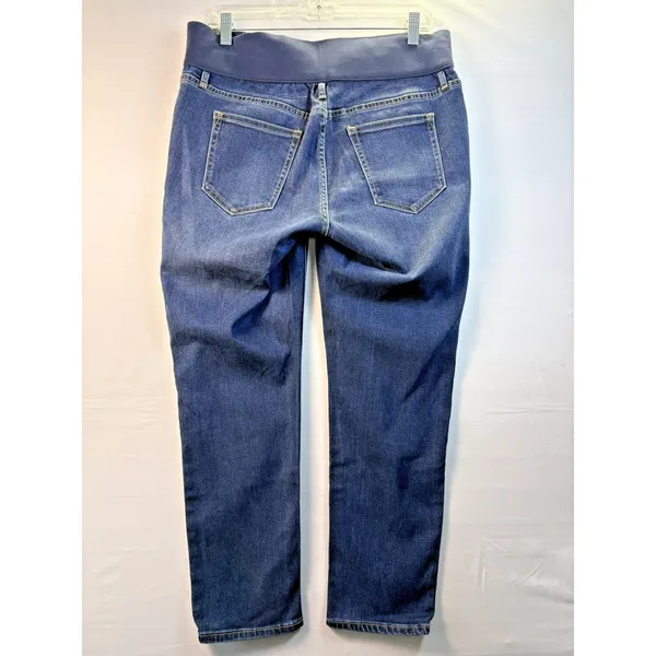Gap Maternity 1969 Best Girlfriend Medium wash Jeans‎ straight leg Size 29 Short - Image 2