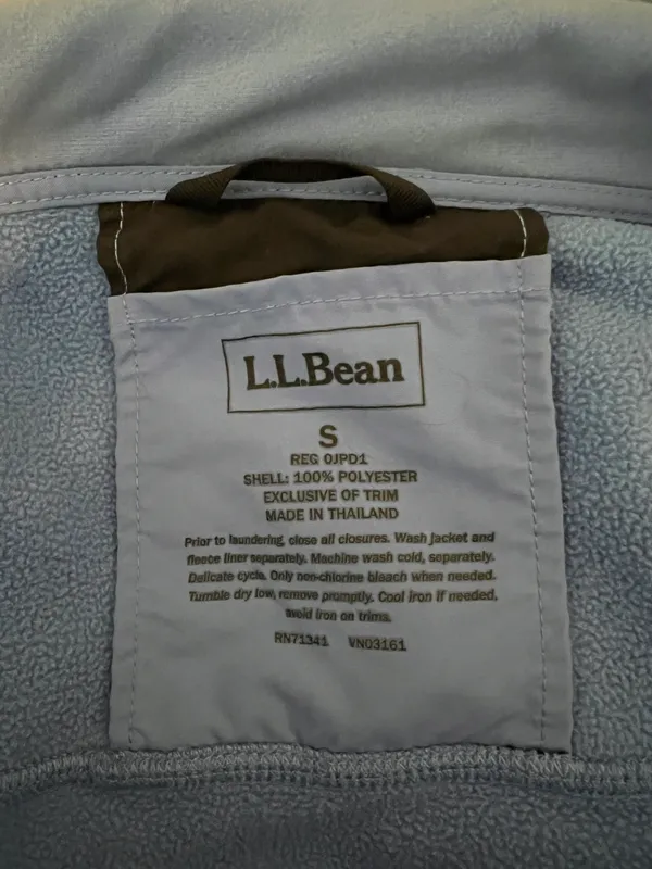 L.L.Bean Fleece Jacket Zip Up - Image 3