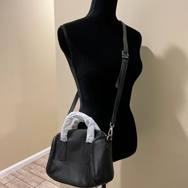 Genuine Leather Bag Tote Crossbody Bag Handbag Shoulder Bag - Image 12