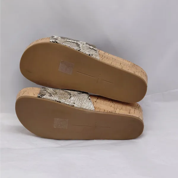 Dolce Vita Womens Wedge Platform Sandals Size 10 Snake Print Y2K Boho Cork Heel - Image 11