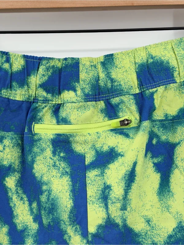 The‎ North Face Printed Class V Mini Shorts Blue Lime Women’s Medium - Image 5