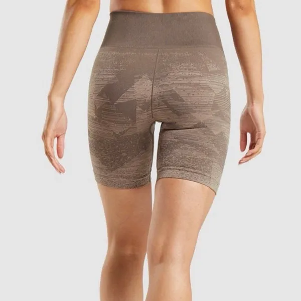 NWOT Gymshark Adapt Ombre Triangle Penny Brown Seamless Bike Cycling Shorts S - Image 2
