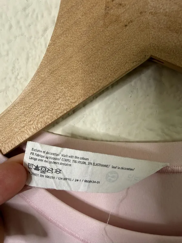 Lululemon Wundermost Ultra Soft Nulu Crewneck Long-Sleeve Shirt Pink‎ Haze XL - Image 6