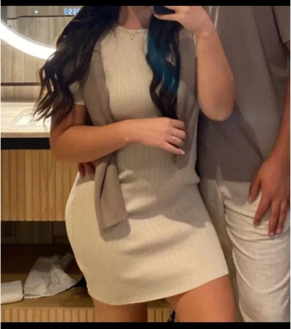 H&M Cream Dress - Image 2