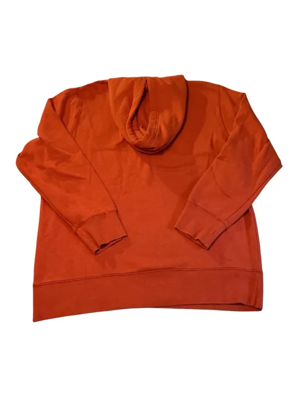 American Eagle Vintage Style Spell Out Pullover Hoodie Orange Men's XL - Image 2