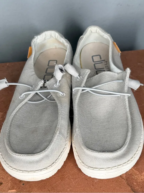Hey Dude Wendy Chambray Light Shoes - Image 2