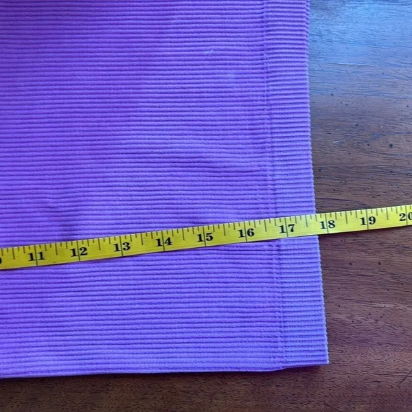 Purple ribbed tank‎ Size L NEW - Image 8