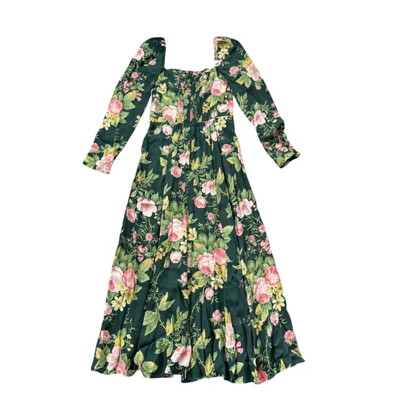 NEW Reformation Sigmund Long Sleeve Crepe Midi Dress Belvedere Floral - Image 2