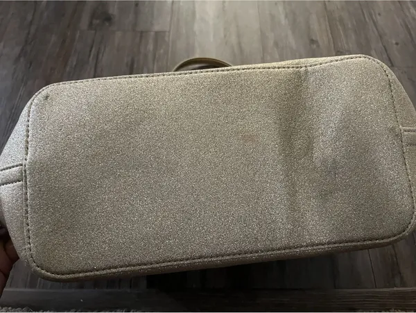 Kate Spade Harmony Frosted Gold Wool Tote Limited Edition - Image 9
