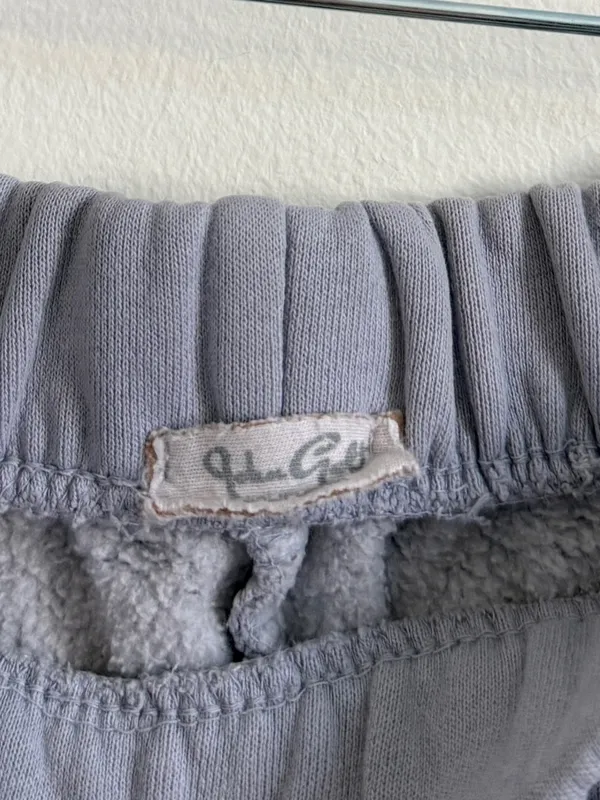 Brandy Melville John Galt Joggers Size Small Sweatpants Gray Purple Blue NWOT - Image 3