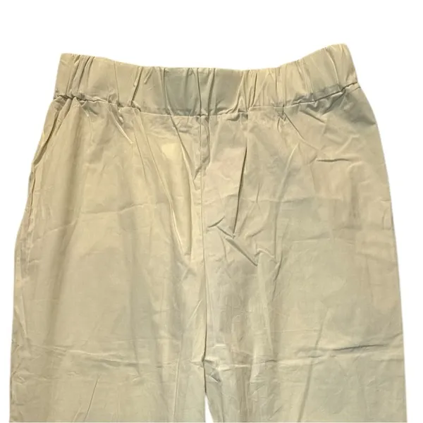 Casual Khaki Cropped Pants Women’s size Small NEW - Image 2