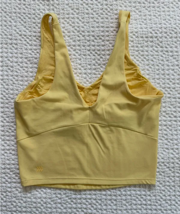 Target Yellow Active Crop Top - Image 2