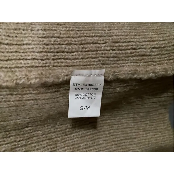 Debut Open Front Knit Irregular Hem Cardigan Size Small/Medium - Image 5