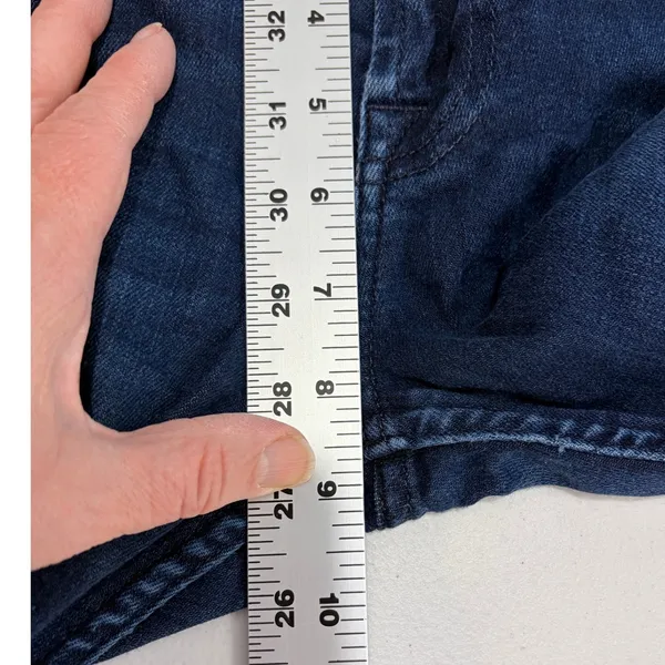 7 For All Mankind‎ Gwenevere Skinny Jeans Dark Wash Size 26 - Image 10