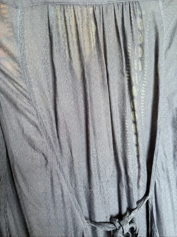 Anthropologie Vanessa Virginia Liet cutout linen shirt dress w slip - Image 6