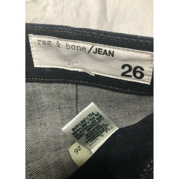 New! $225 Rag & Bone Jean Denny High Rise Skinny Ankle Jeans‎ Warsaw Sz 26 - Image 9