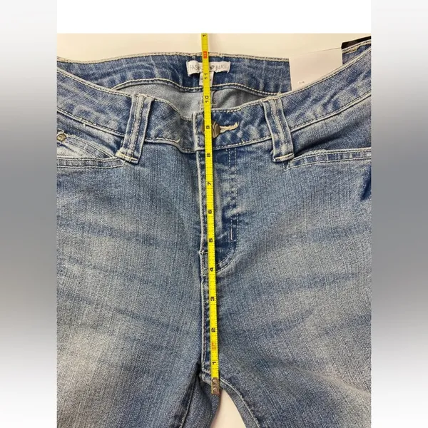 Fashion Bug Secret Slimmer Denim Crop Capri NWT Size 6 - Image 2