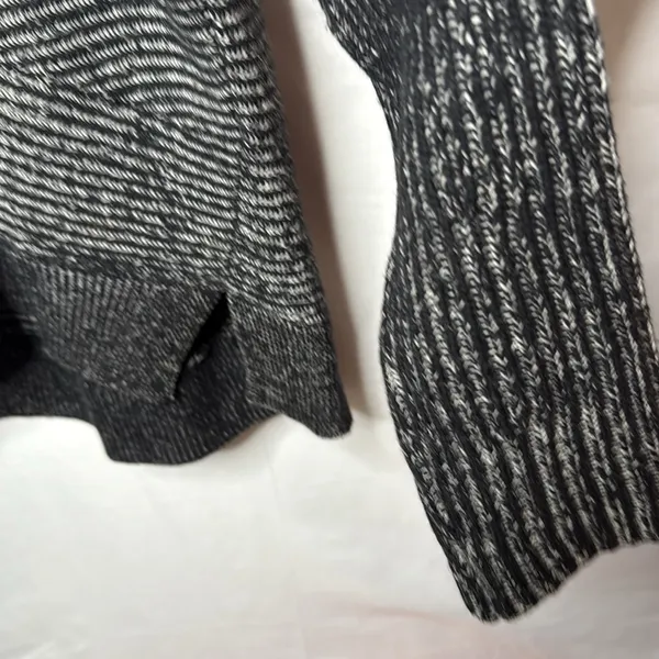 NWOT All saints cowl neck dead wood Altair black gray warm sweater sz Small - Image 4