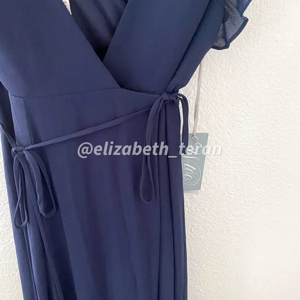 Watters‎ Franklin Gown 4 Blue - Image 4