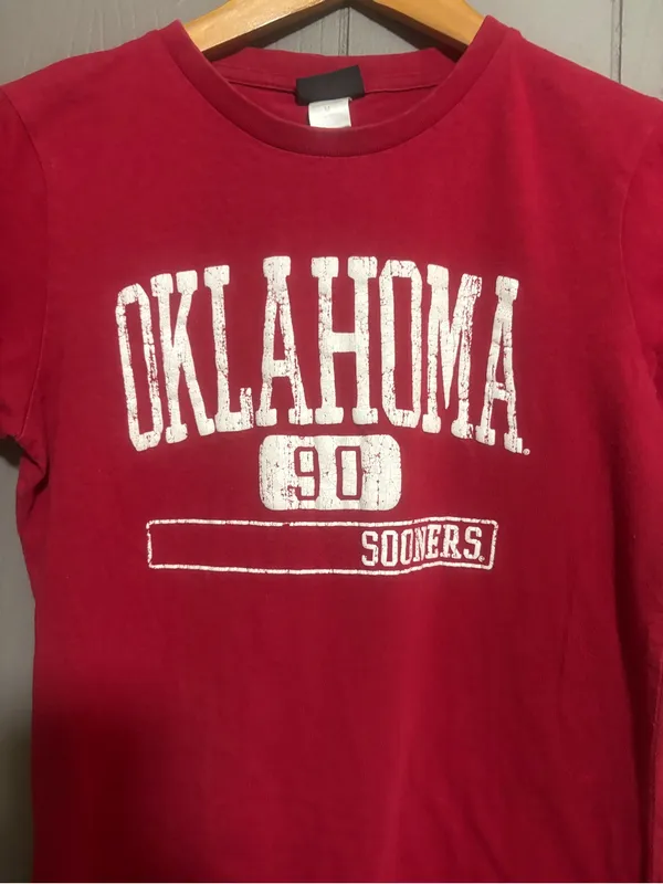 CHAMPION Oklahoma Sooners Red Graphic Tee - Image 2