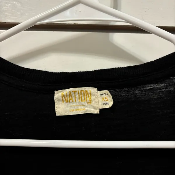 Nation LTD Black Wrap Top - Image 4