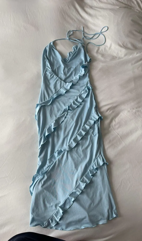 Lucy in the Sky Blue Midi Dress - Image 5