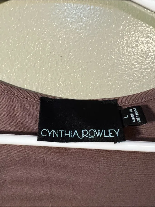 Cynthia Rowley Women’s Size Large Sleeveless Scoop Neck Maxi Dress Light Brown - Image 9