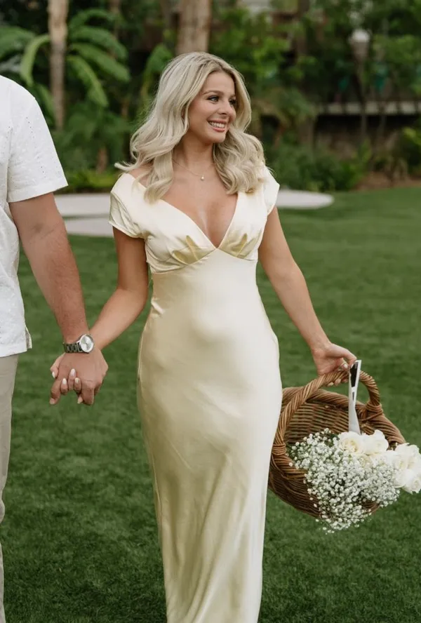 Amazon Satin Maxi Dress - Image 2