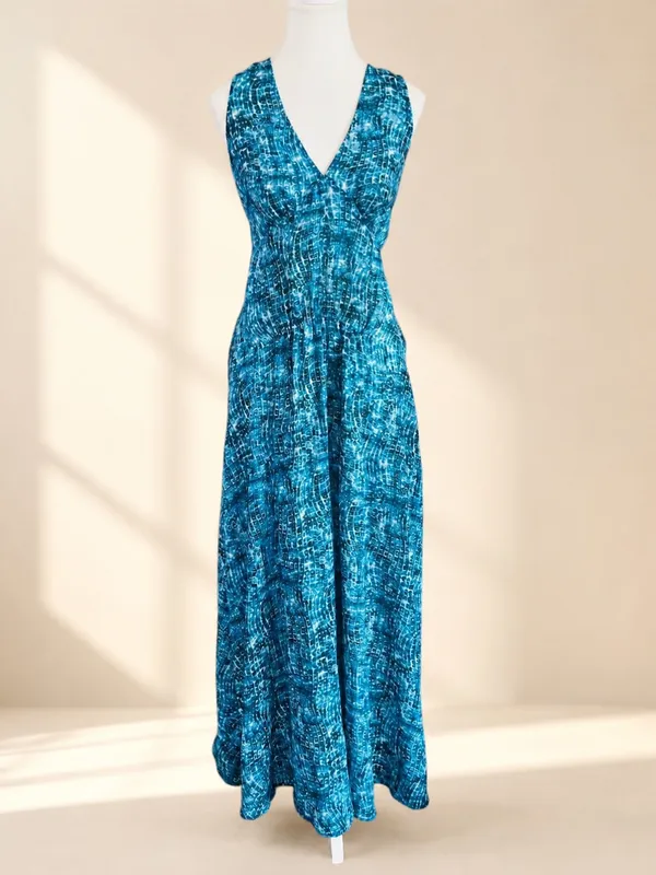 Derek Lam DesigNation Blue Maxi Dress Size M - Image 2