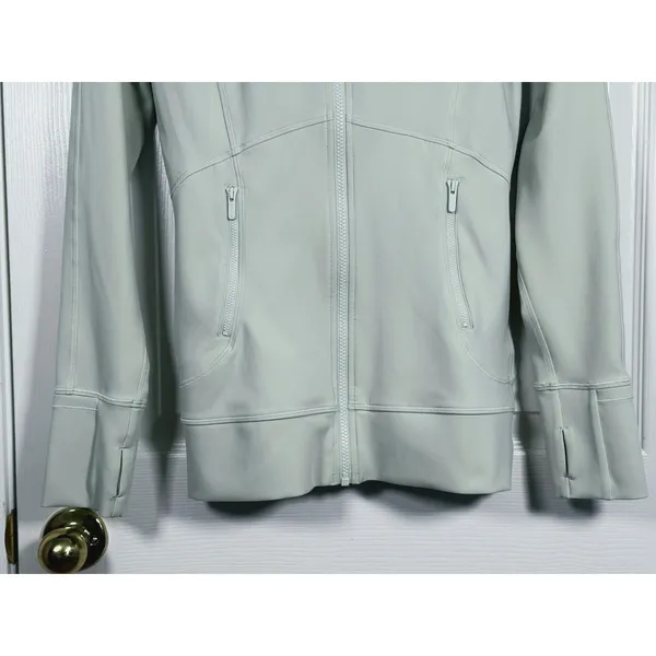 Lululemon Day Maker Full Zip Jacket Hoodie Size 6 Mint Green Yoga Athletic Gym - Image 6