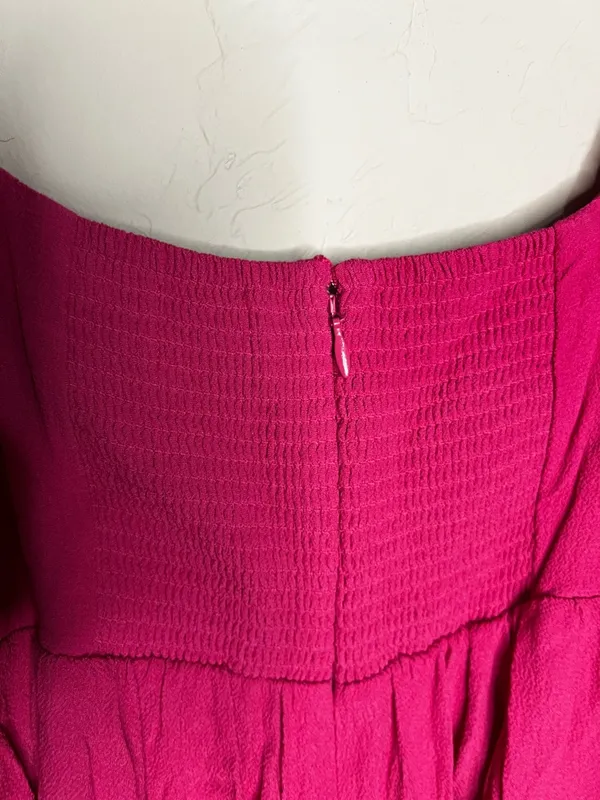 Sunday‎ Best Aritzia Halle Pink Babydoll Romantic Lined Mini Dress - Image 10