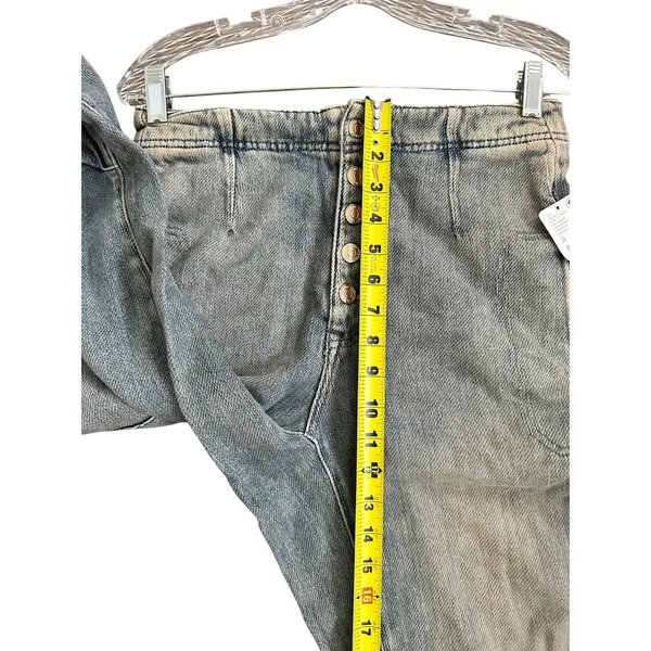 FREE PEOPLE We The Free Osaka Jeans spearmint size 29 NWT boho indie - Image 7
