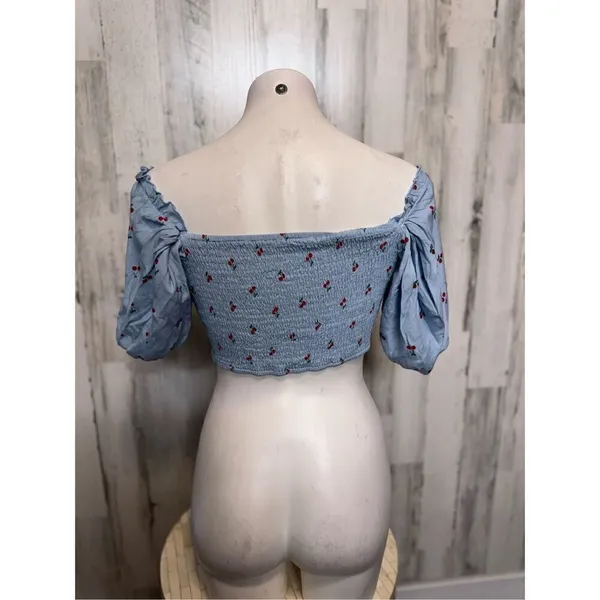 Blue crop top Blue Size M - Image 6