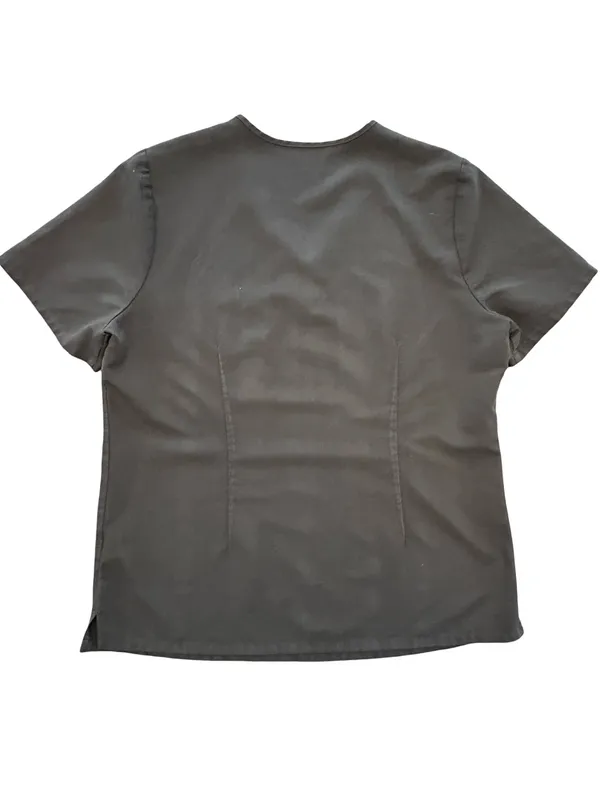 Women’s Figs scrub top black size Large Catarina one pocket shirt - Image 3
