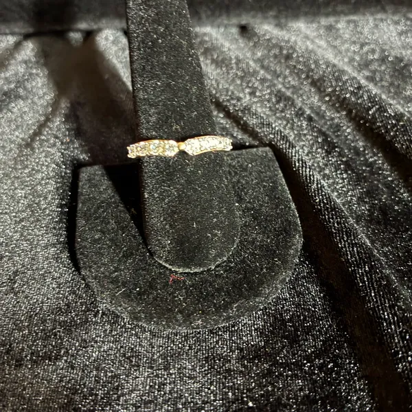 Gold over Sterling Stackable Ring - Image 2