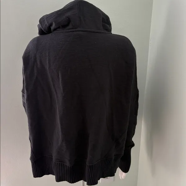 Free People FP Movement Honey Dove Solid Black Pullover Hoody Medium - Image 9