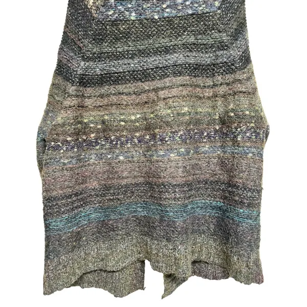 Free People Starlight Shadow Poncho Cardigan Women's Size Medium‎ - Image 6
