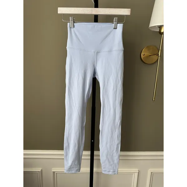 Lululemon Align High-Rise Pant 25” Pastel Blue Size 4 - Image 2