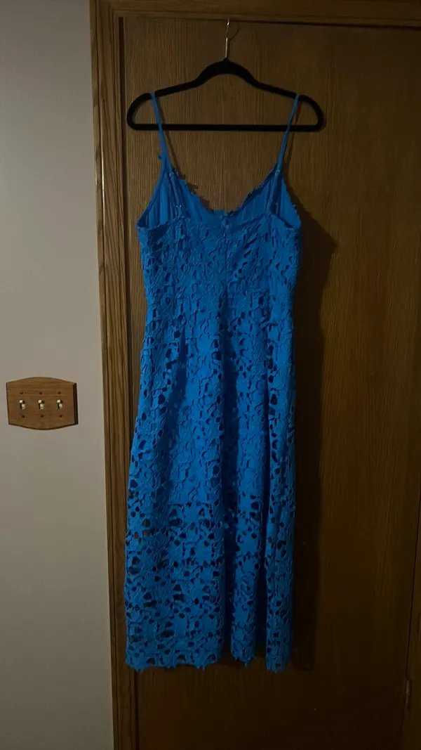 NWOT Ocean Blue Lace Midi dress - Image 4