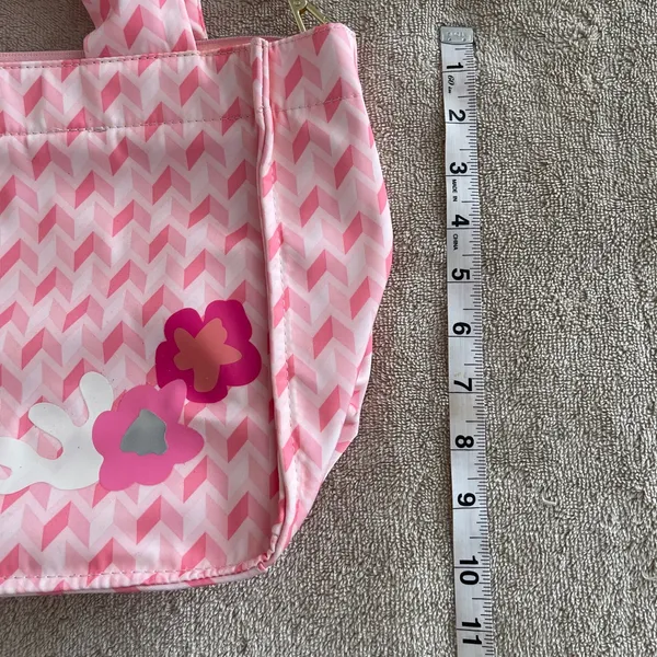 Estée Lauder Pink Fabric Bag toiletries travel beach summer makeup cosmetics - Image 4