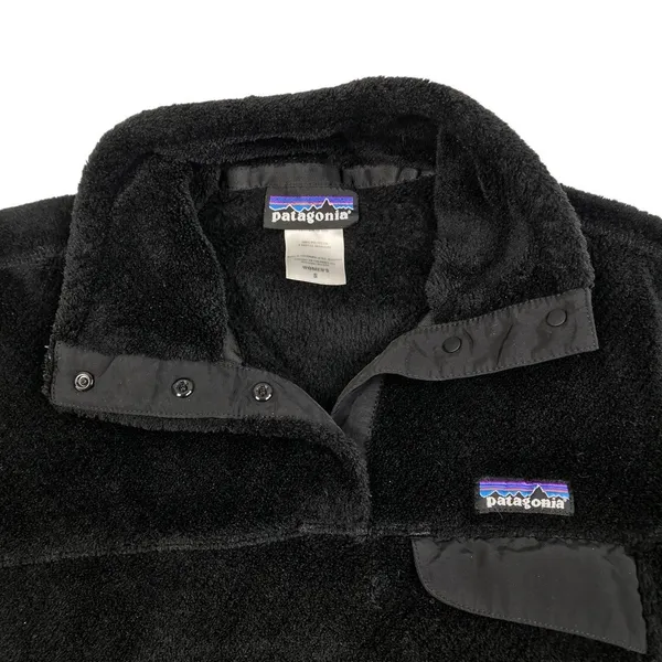 PATAGONIA Re-Tool Snap-T Fleece Pullover Women S Black Outdoor Y2K Gorpcore - Image 5