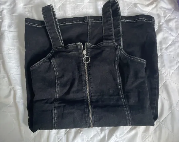 Black Mini Dress Size M - Image 3