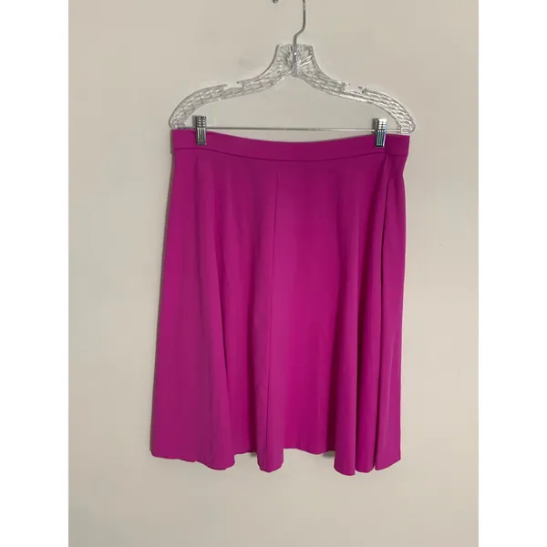 Adrienne Vittadini Pink A line‎ skirt size large - Image 4