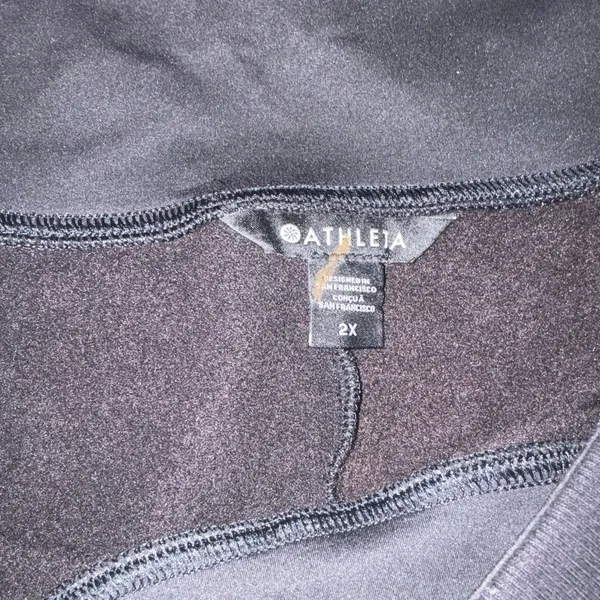ATHLETA Retroplush Straight Leg in Black Size 2X New with Tag MSRP $109 - Image 8