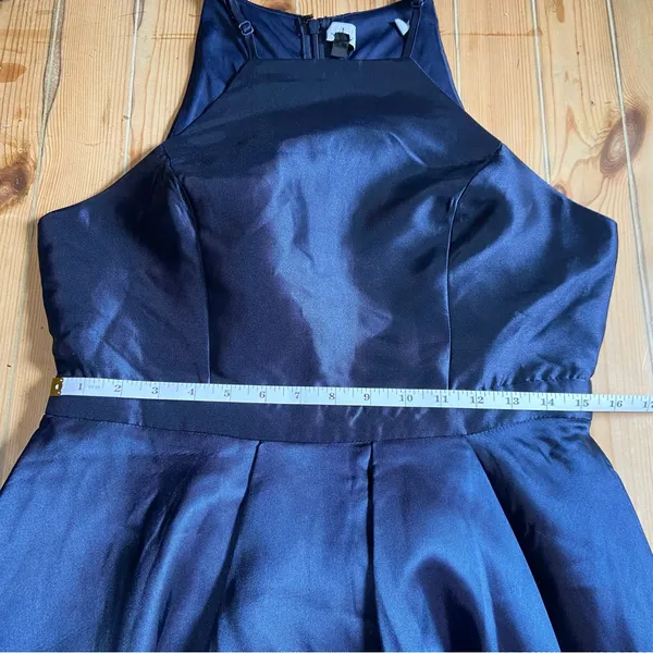 Lulus NWOT Broadway Show Navy Blue High-Low Gown - Image 7