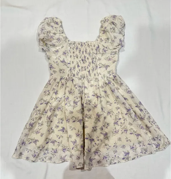 In The Beginning Floral White Dress - Image 3