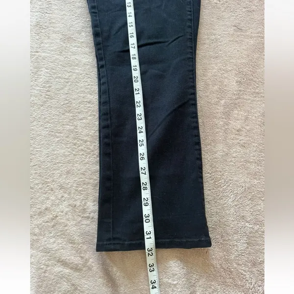 Rock‎ & Republic Women's Kendall Straight Leg Black Denim Jeans Size 10 - Image 13