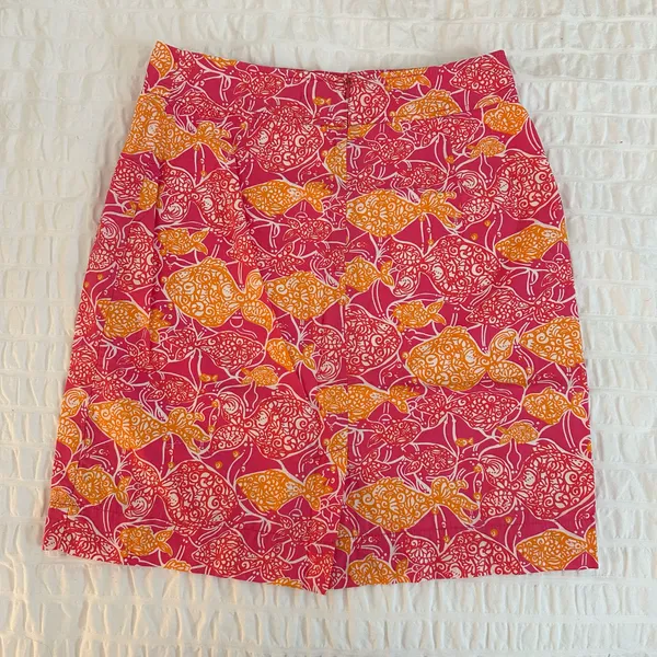 Lilly Pulitzer Jubilee Beverly Hills Bubbly Fish Skirt - Image 7